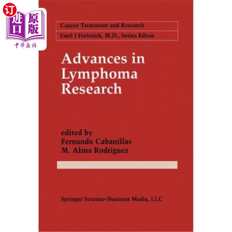 海外直订医药图书Advances in Lymphoma Research 淋巴瘤研究进展