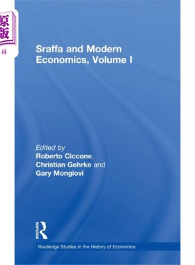 海外直订Sraffa and Modern Economics, Volume I 《斯拉法与现代经济学》，第一卷