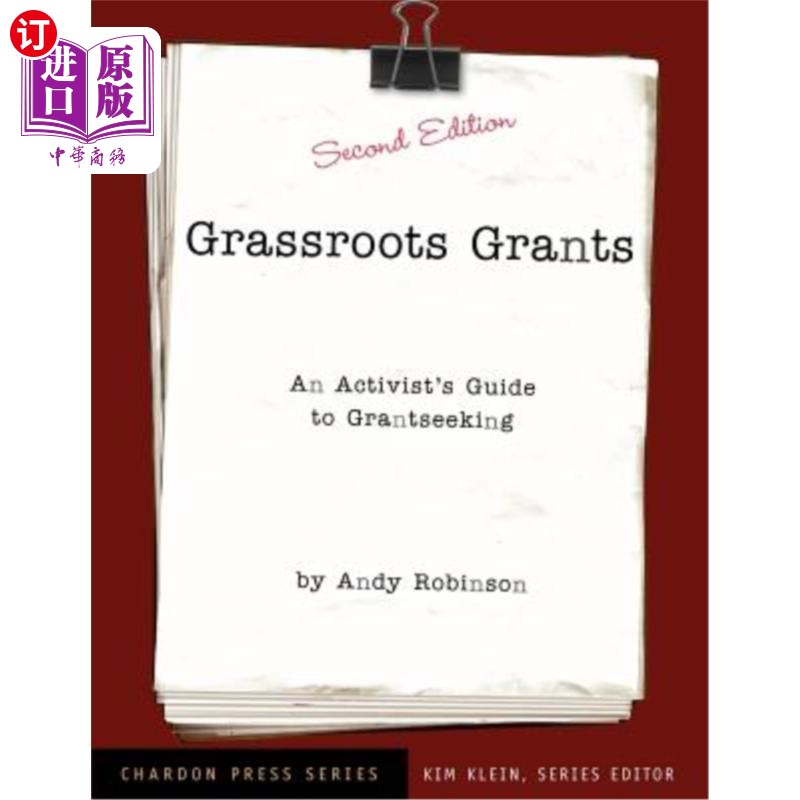 海外直订Grassroots Grants: An Activist's Guide to Grantseeking 草根拨款：活动人士的拨款指南