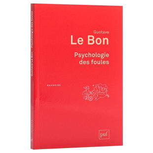 预售 【中商原版】【法国法文版】乌合之众 大众心理研究 法文原版 Psychologie des foules 心理学