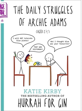 现货 干杯 阿奇 亚当斯的每日挣扎 Hurrah for Gin The Daily Struggles of Archie Adams 英文原版 Katie Kirby【中商原版】