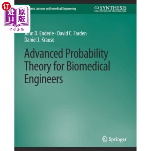 海外直订医药图书Advanced Probability Theory for Biomedical Engineers 生物医学工程师高级概率论