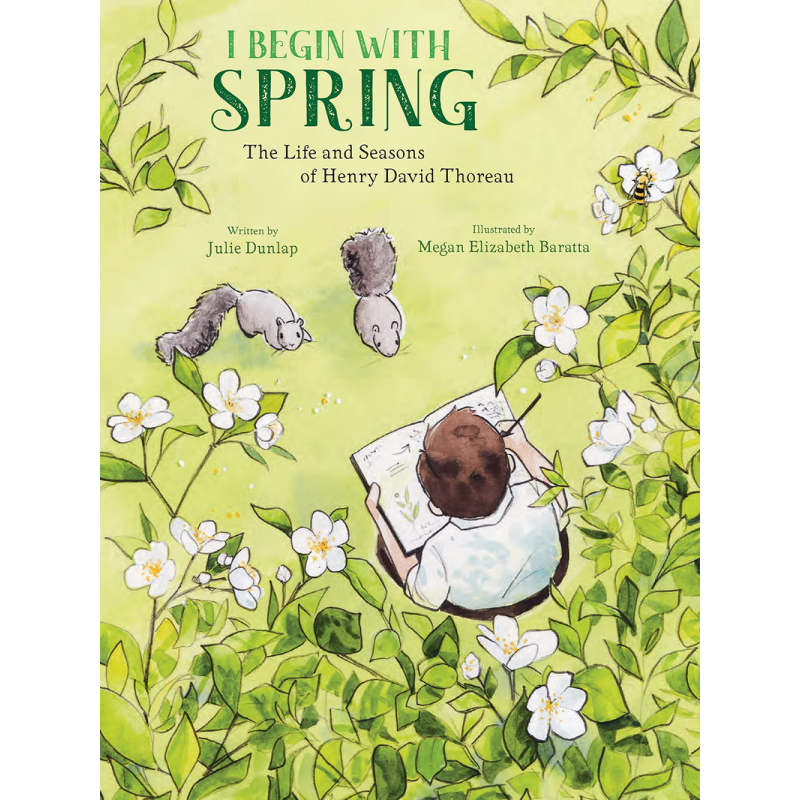 I Begin with Spring 梭罗的春天 英文原版 进口图书 精装童书 儿童绘本 故事图画书 自然动物绘本 6-9岁儿童读物【中商原版?