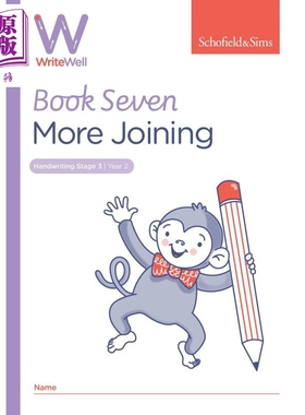 英国S&S教辅 WriteWell 7: More Joining 书写训练 7: 更多拼写 6-7岁 英文原版 英语单词书写练习【中商原版】