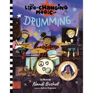 改变生活的魔术师 鼓乐 The Life Changing Magic of Drumming英文原版 击鼓艺术入门书 儿童科普绘本故事 精装【中商原版】