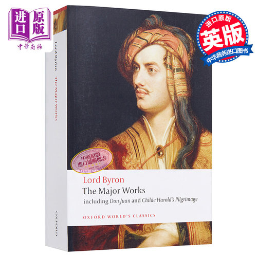 Lord Byron - The Major Works 英文原版 牛津世界经典系列：拜伦勋爵的主要作品 Lord George Gordon Byron【中商原版】