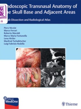 海外直订医药图书Endoscopic Transnasal Anatomy of the Skull Base and Adjacent Areas: A Lab Dissec 颅底及邻近区域的鼻