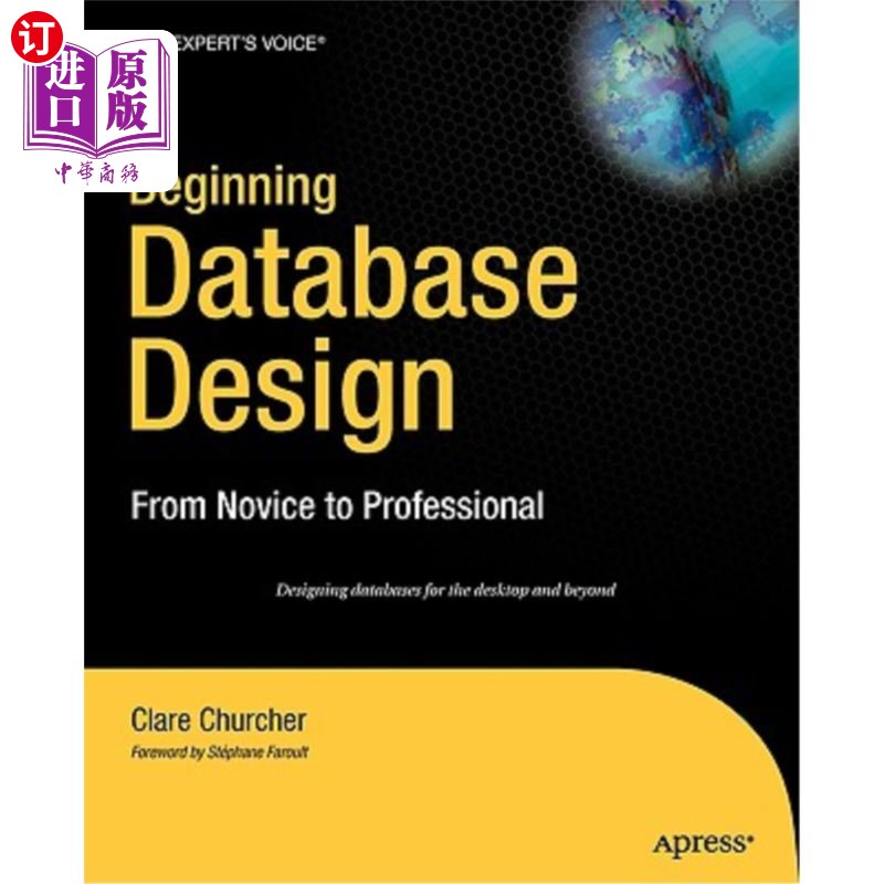 海外直订Beginning Database Design: From Novice to Professional 开始数据库设计：从新手到专业人员