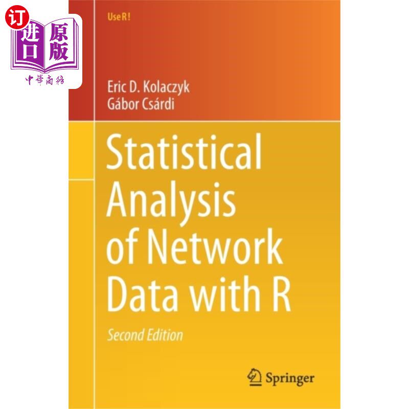 海外直订Statistical Analysis of Network Data with R 数据的统计分析