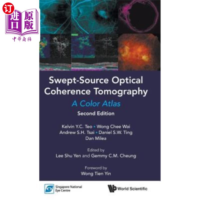 海外直订医药图书Swept-Source Optical Coherence Tomography: A Color Atlas (Second Edition) 扫描源光学相干层析成像：
