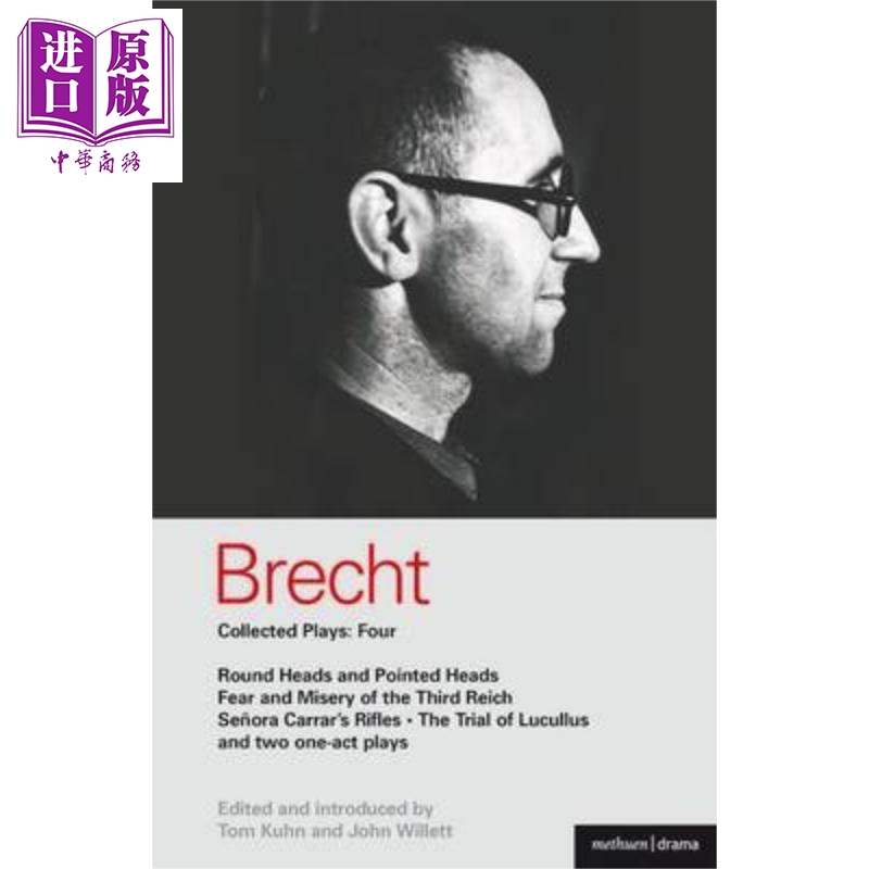 现货 Brecht Collected Plays 4 英文原版 布莱希特戏剧选集4（《对卢库勒斯的审判》《你的熨斗多少钱》等）【中商原版】