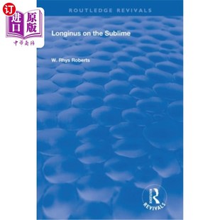 希腊文本 Text Manuscript After Edited 手稿后编辑 the Sublime 海外直订Longinus The 朗吉纳斯谈崇高 Greek
