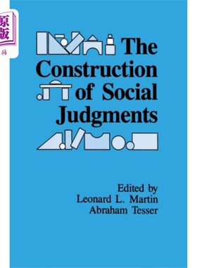 海外直订Construction of Social Judgments 社会判断的建构