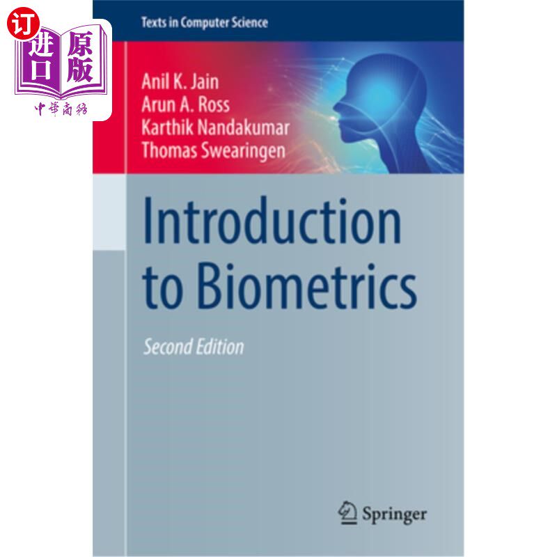 海外直订Introduction to Biometrics