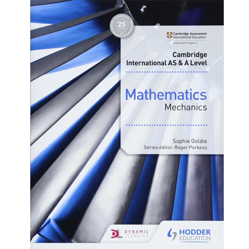 剑桥国际课程AS&A水平数字机械学 英文原版 Cambridge International AS & A Level Mathematics Mechanics【中商原版】