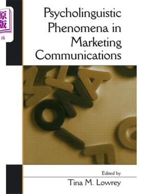 海外直订Psycholinguistic Phenomena in Marketing Communic... 营销传播中的心理语言现象