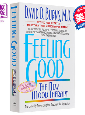 伯恩斯新情绪疗法 修订和更新版 英文原版 David D BurnsFeeling Good The New Mood Therapy【中商原版】