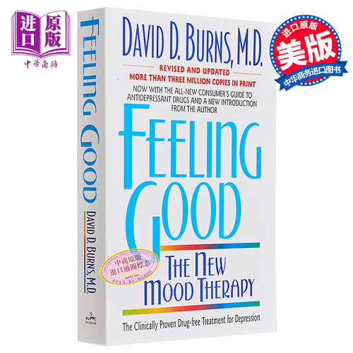 伯恩斯新情绪疗法 修订和更新版 英文原版 David D BurnsFeeling Good The New Mood Therapy【中商原版】
