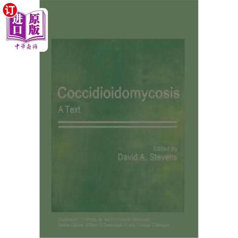 海外直订医药图书Coccidioidomycosis: A Text 球虫病：一篇文章