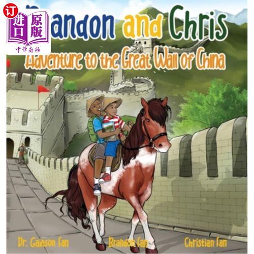 海外直订Brandon and Chris Adventure to the Great Wall of China 布兰登和克里斯去中国长城探险