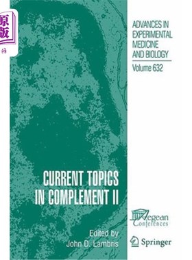 海外直订医药图书Current Topics in Complement II 补遗II中的当前主题