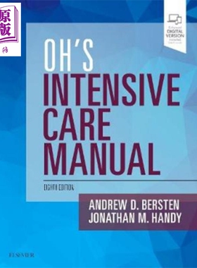 现货 Oh重症监护手册 英文原版 Oh s Intensive Care Manual Andrew D Bersten Neil Soni【中商原版】