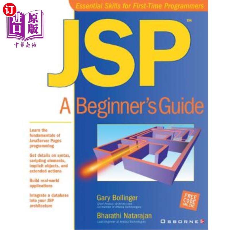 海外直订JSP: A Beginner's Guide JSP：入门指南