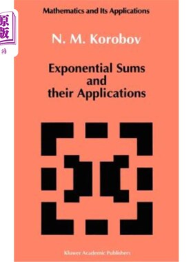 海外直订Exponential Sums and Their Applications 指数和及其应用