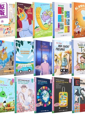 ELI德语分级读物 A0-B1级别合集 配音频和练习答案 德文阅读 小语种学习 原版进口 German Readers【中商原版】