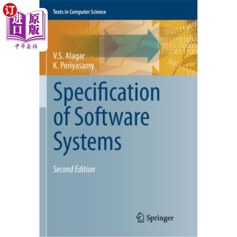 海外直订Specification of Software Systems 软件系统说明