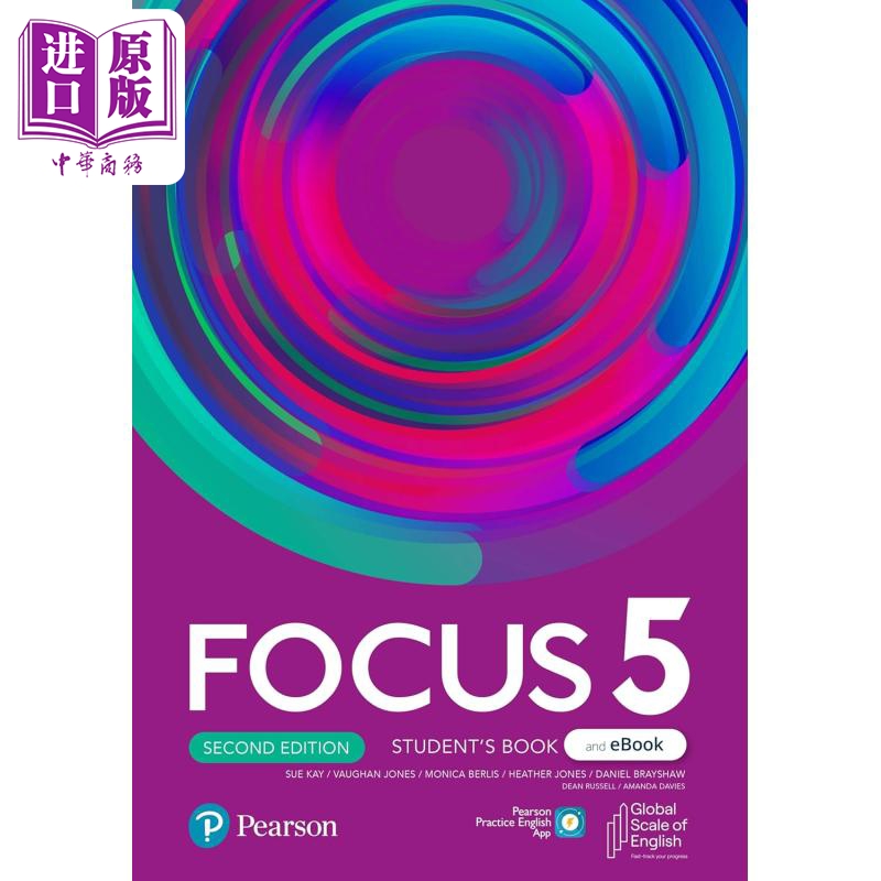 FOCUS 2E LEVEL 5 SB WITH PEP BASIC PACK 培生中学英语Focus教材 学生书含电子资源包 5级别  英文原版 【中商原版】