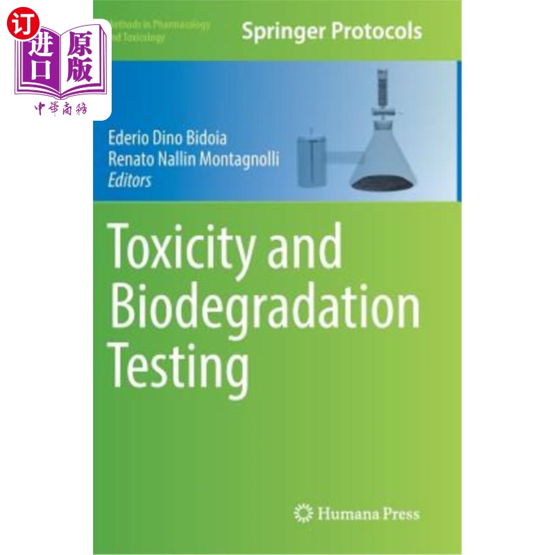 海外直订医药图书Toxicity and Biodegradation Testing 毒性和生物降解试验