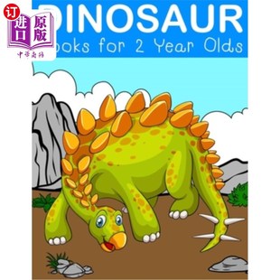 海外直订Dinosaur Books for 2 Year Olds: Fantastic Dinosaur Colouring Books for Children  2岁的恐龙书:2-5岁儿童的神