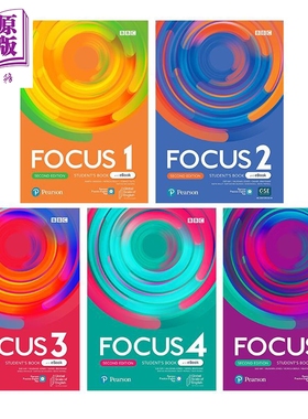 培生中学英语 Pearson Focus Level 1-5 第二版 教材学生书系列合集 1-5级别 含电子资源包 英文原版进口图书【中商原版】