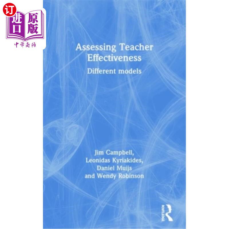 海外直订Assessing Teacher Effectiveness: Different models 教师效能评估:不同模式