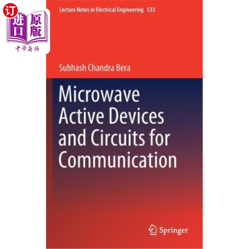 海外直订microwave active devices and circuits for communication