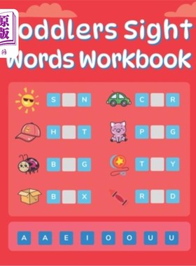 海外直订Toddlers Sight Words Workbook: Kids Word coloring book, A Magical Sight Words Ac 幼儿视觉单词练习册：儿童单