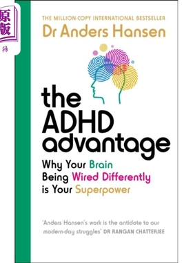 ADHD的优势 为什么说你的大脑与众不同是你的超能力 ADHD Advantage 英文原版 Anders Hansen 注意缺陷多动障碍【中商原版】