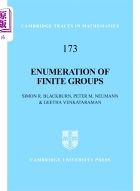 海外直订Enumeration of Finite Groups 有限群的计数