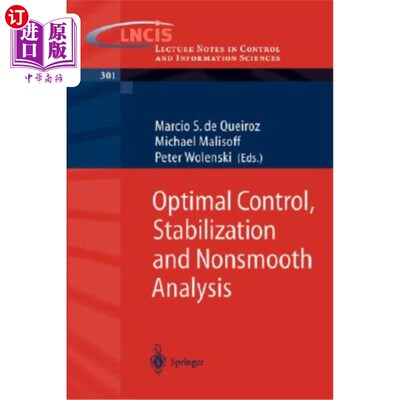海外直订Optimal Control, Stabilization and Nonsmooth Analysis 最优控制、稳定与非光滑分析
