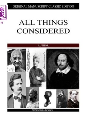 海外直订All Things Considered 综合考虑