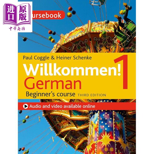 Willkommen 1 Third edition German Beginners course Coursebook 成人德语课程 Willkommen 1 课本【中商原版】