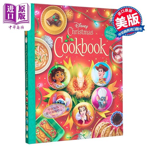 迪士尼圣诞食谱 50道美味食谱 The Disney Christmas Cookbook 英文原版 Joy Howard 零食饮料甜点制作【中商原版】