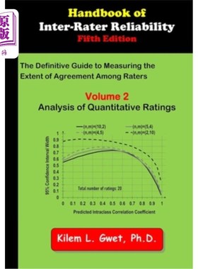 海外直订医药图书Handbook of Inter-Rater Reliability: The Definitive Guide to Measuring the Exten 内部评级者可靠性手