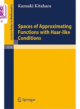 海外直订Spaces of Approximating Functions with Haar-Like Conditions 用类哈尔条件逼近函数的空间