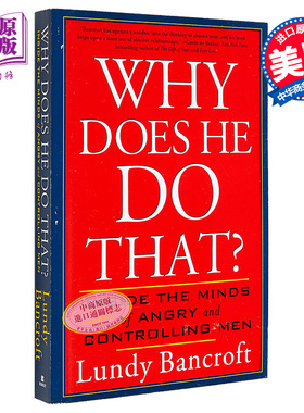 他为什么打我 家庭暴力的识别与自救 英文原版 Why Does He Do That Lundy Bancroft 【中商原版】