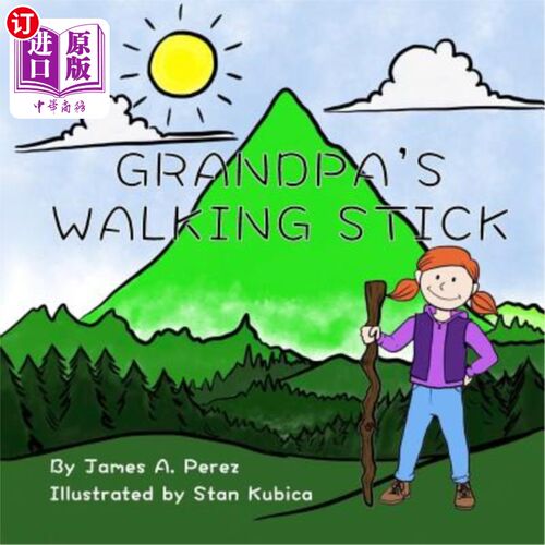海外直订Grandpa's Walking Stick 爷爷的拐杖