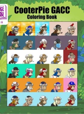 海外直订CooterPie GACC: Coloring Book CooterPie GACC:填色书