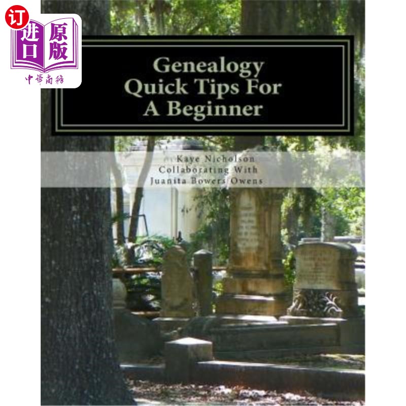 海外直订genealogy, quick tips for a beginner: personal tips from