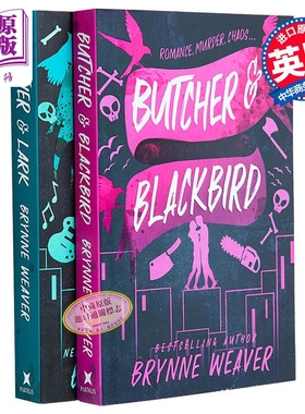 毁灭之爱系列2本套 英文原版 皮革与云雀 屠夫与黑鸟 Butcher and Blackbird Leather Lark 【中商原版】